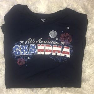American Flag Firework Shirt